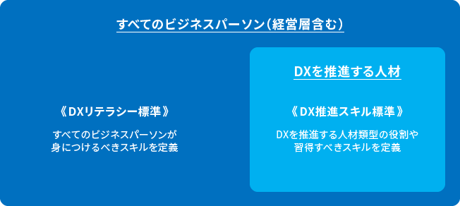 DXリテラシー標準 DX推進スキル標準